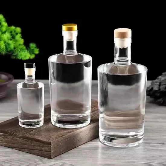 100 ml Lasi Viski Gin Vodka Tequila Pullot T-korkilla