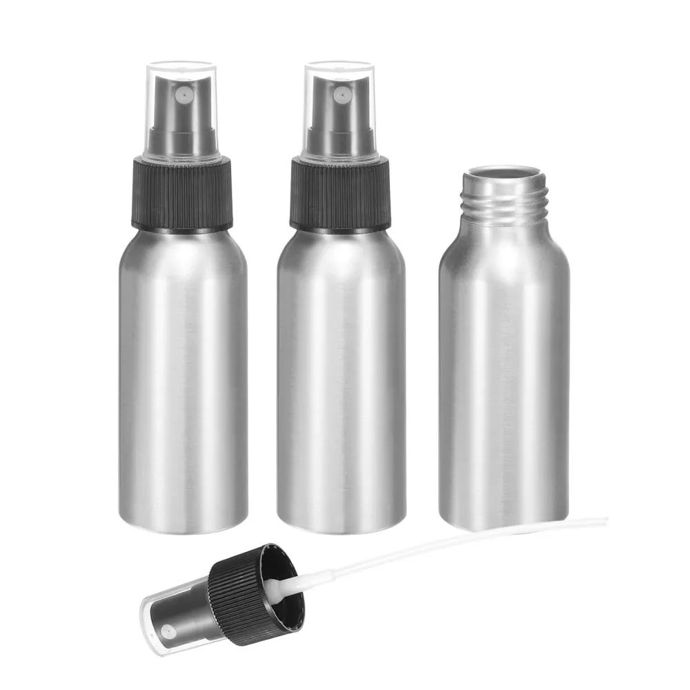 60 ml (2oz) Mini uudelleenkäytettävä alumiininen hienosumupullo